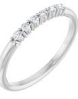 Jenna 6 Diamond Stackable Band