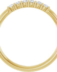 Jenna 6 Diamond Stackable Band