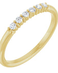 Jenna 6 Diamond Stackable Band