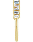 Brooke Baguette Half Eternity Band