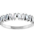 Brooke Baguette Half Eternity Band