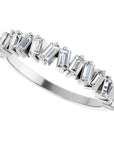 Brooke Baguette Half Eternity Band