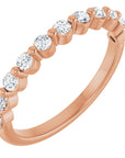 Dustine 1/2 Eternity Band