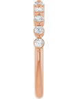 Dustine 1/2 Eternity Band
