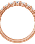 Dustine 1/2 Eternity Band