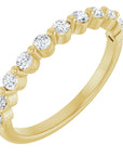 Dustine 1/2 Eternity Band