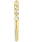 Dustine 1/2 Eternity Band
