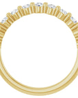 Dustine 1/2 Eternity Band
