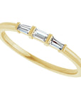 Bristol Baguette Stackable Ring