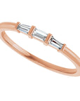 Bristol Baguette Stackable Ring