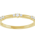 Chelsea 3 x 3 Diamond Stackable Ring