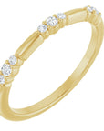 Chelsea 3 x 3 Diamond Stackable Ring