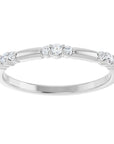 Chelsea 3 x 3 Diamond Stackable Ring