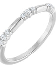 Chelsea 3 x 3 Diamond Stackable Ring
