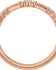Chelsea 3 x 3 Diamond Stackable Ring