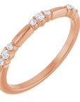 Chelsea 3 x 3 Diamond Stackable Ring