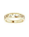 Taylor Staggered Diamond Stackable Ring