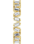 Brooke Baguette Full Eternity Band