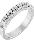Jessica Double Row Diamond Band
