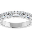 Jessica Double Row Diamond Band