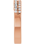 Jessica Double Row Diamond Band