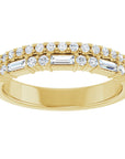 Jessica Double Row Diamond Band