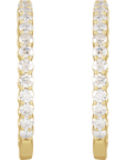 Blair Inside-Outside Diamond Hoop Earrings