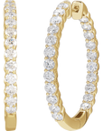Blair Inside-Outside Diamond Hoop Earrings