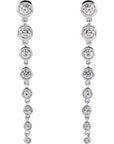 Serena Graduated Dangle Earrings