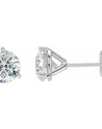 Mary Martini 3 Prong Diamond Stud Earrings
