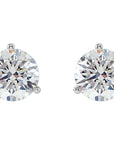 Mary Martini 3 Prong Diamond Stud Earrings