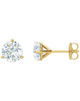 Mary Martini 3 Prong Diamond Stud Earrings
