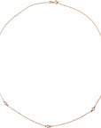 Ali Bezel Station Necklace