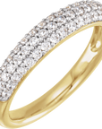 Tamara Domed Pave Ring