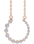 Heidi Graduated Diamond Circle Necklace