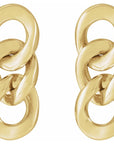 Caitlin Curb Chain Earrings