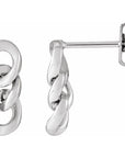 Caitlin Curb Chain Earrings