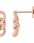 Caitlin Curb Chain Earrings
