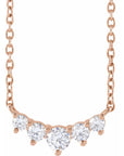 Theresa Graduated Diamond Necklace