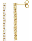 Reese Diamond Dangle Earrings