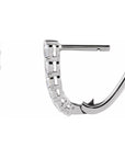 Gloria Accented Hoop Earrings