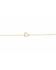 Hope Heart Paperclip Bracelete