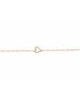 Hope Heart Paperclip Bracelete