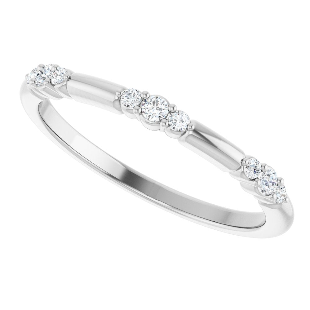 Chelsea 3 x 3 Diamond Stackable Ring