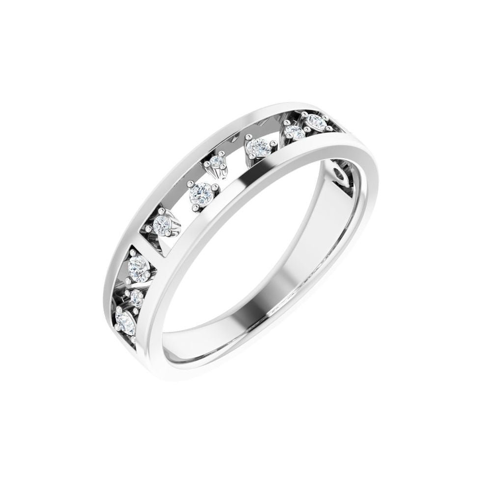 Taylor Staggered Diamond Stackable Ring – RedefiningDiamonds