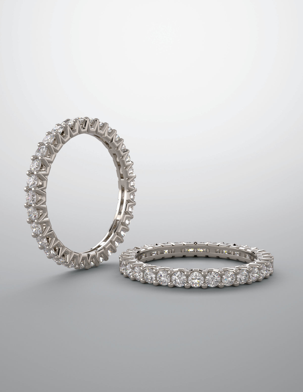 Ashlee Beaded Diamond Stackable Ring – RedefiningDiamonds
